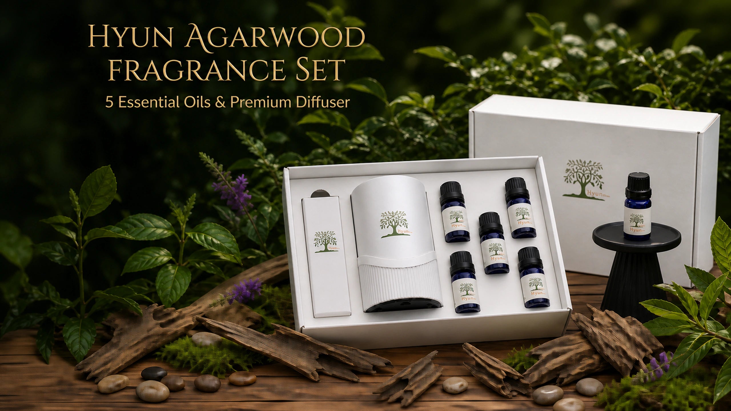 Scent by Hyun diffuser and essential oils